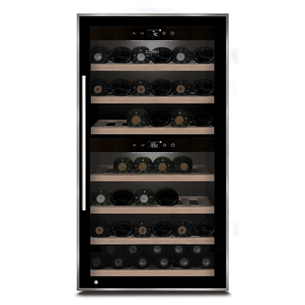 Caso WineComfort 66, 66 bottles, height 104 cm, black - Wine Cooler