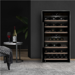 Caso WineComfort 66, 66 бутылок, высота 104 см, черный - Винный шкаф