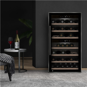 Caso WineComfort 66, 66 bottles, height 104 cm, black - Wine Cooler