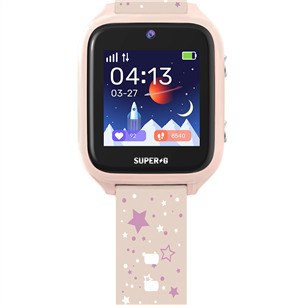 Super-G Active Pro, 4G, розовый - Детские смарт-часы