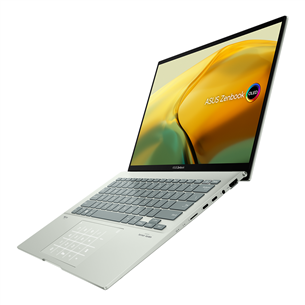 ASUS Zenbook 14", OLED, i5, 8 ГБ, 512 ГБ, W11H, светло-серый - Ноутбук