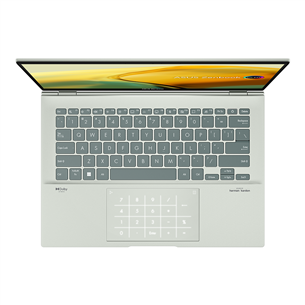 ASUS Zenbook 14", OLED, i5, 8 ГБ, 512 ГБ, W11H, светло-серый - Ноутбук