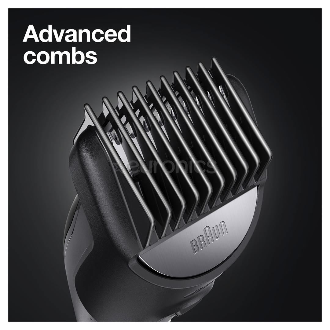 Braun, 10 vienā, pelēka/melna - Trimmera komplekts