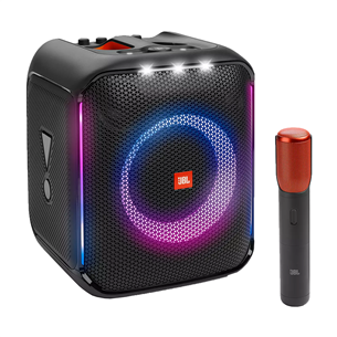 JBL Partybox Encore, 100 W, mikrofons, melna - Portatīvā mūzikas sistēma