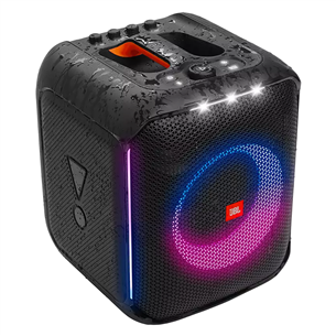 JBL Partybox Encore, 100 W, mikrofons, melna - Portatīvā mūzikas sistēma