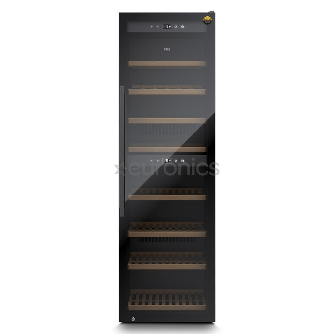 Caso WineExclusive 180 Smart, 180 бутылок, высота 187 см, черный - Винный шкаф