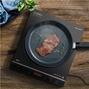 Caso Touch 2000, 2000 W, black - Single Induction Cooking Plate