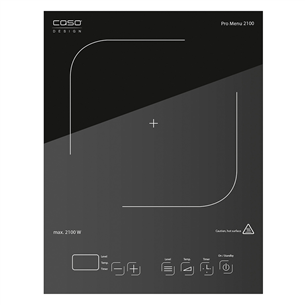Caso Pro Menu 2100, 2100 W, black - Single Induction Cooking Plate 02224
