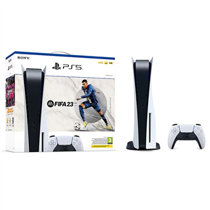 Sony PlayStation 5 EA Sports FIFA 23 Bundle, balta - Spēļu konsole