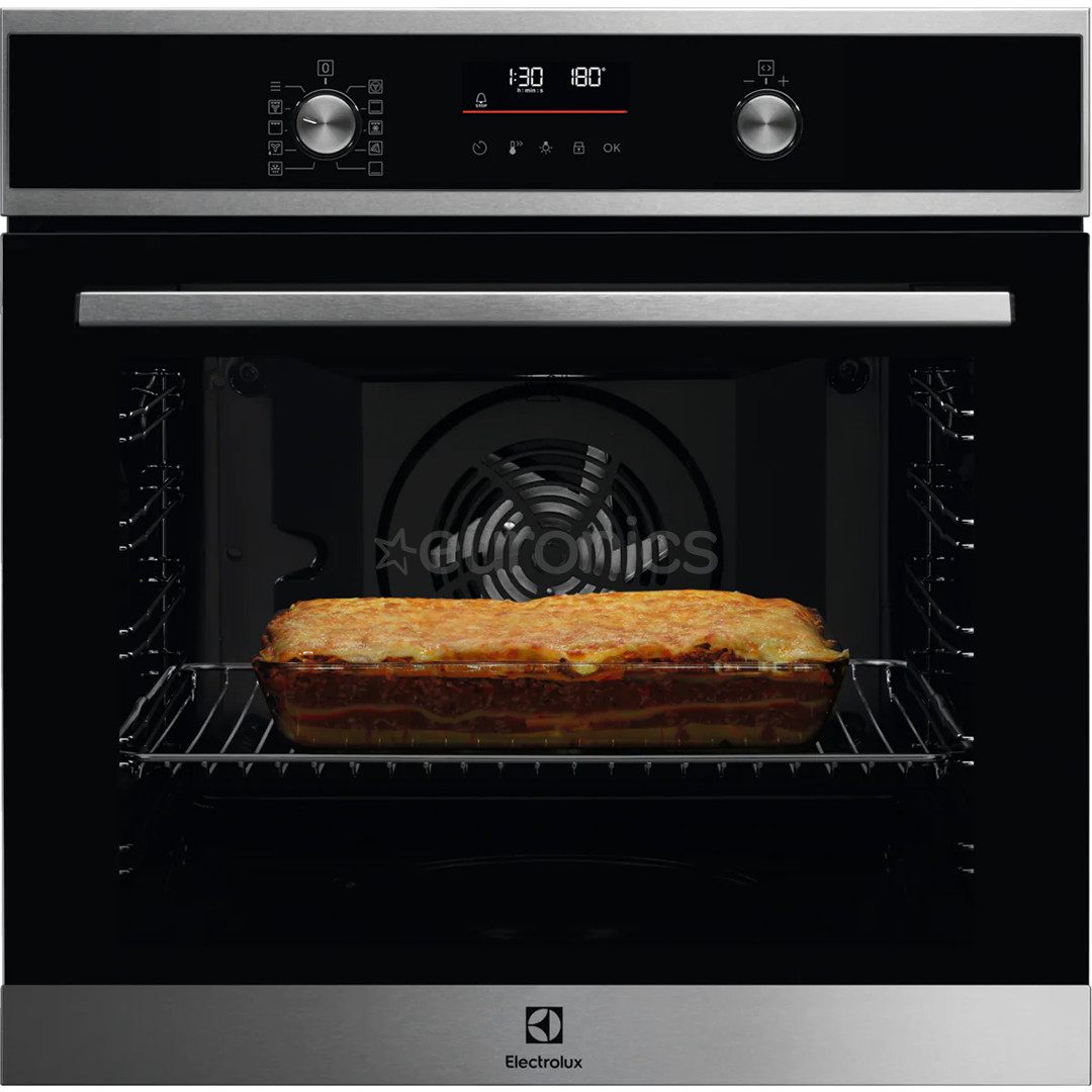 Electrolux SurroundCook 600, pyrolytic cleaning, 45 pre set programs, 72 L, stainless steel - Built-in Oven
