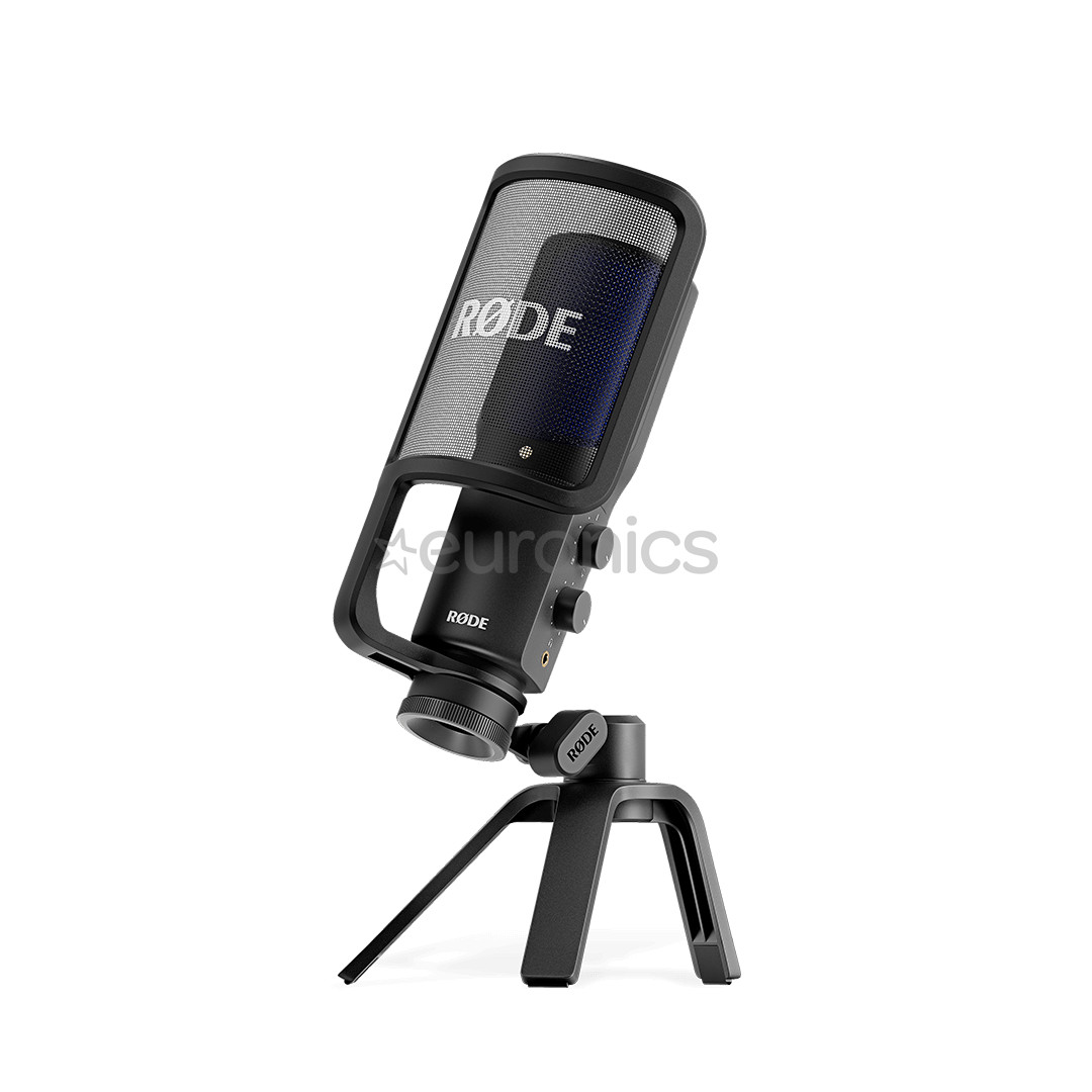 RODE NT-USB+, melna - Mikrofons