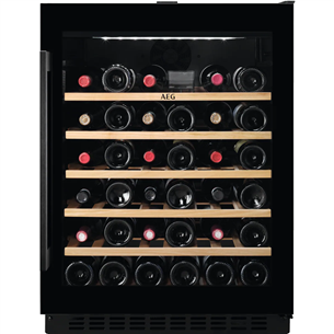 AEG 5000 Series, capacity: 52 bottles, height 82 cm, black - Built-in Wine Cooler AWUS052B5B