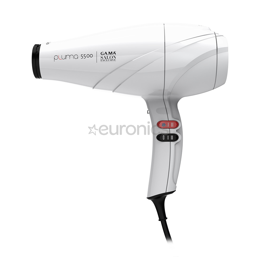 GA.MA, Pluma 5500 Oxy-Active, 2400 W, white - Hair dryer