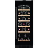 Electrolux 500, 20 pudeles, augstums 82 cm, melna - Iebūvējams vīna skapis