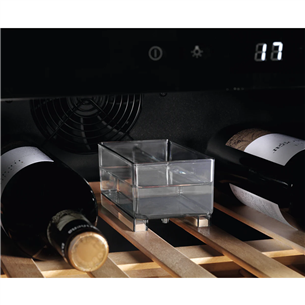 Electrolux 500, ietilpība: 52 pudeles, augstums 82 cm, melna - Iebūvējams vīna skapis