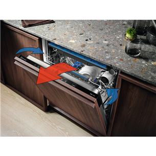 Electrolux 700 MaxiFlex, 10 place settings - Built-in Dishwasher