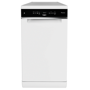 Whirlpool, 10 komplekti, platums 45 cm, balta - Trauku mazgājamā mašīna WSFO3O34PF