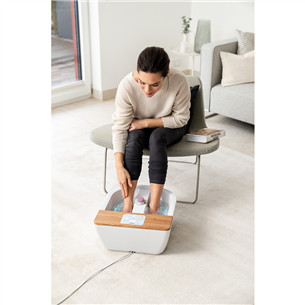 Beurer Wellness foot spa, balta - Kāju masāžas vanniņa