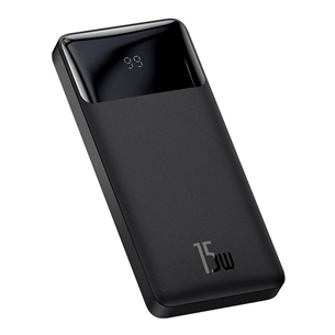 Baseus Bipow Digital Display, 10000 mAh, 15 W, black - Power bank