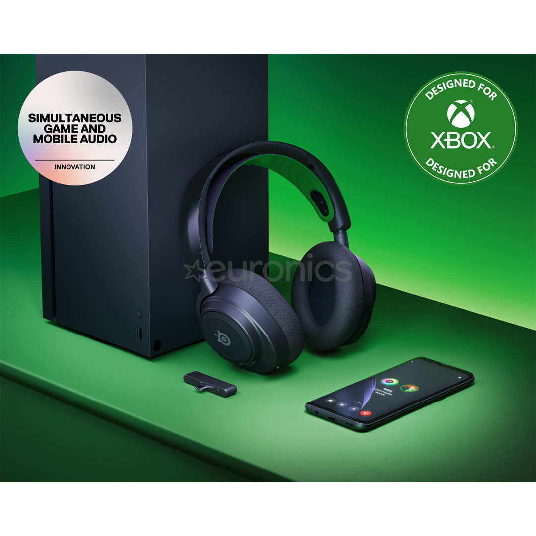 SteelSeries Arctis Nova 7X Wireless, Xbox, черный - Беспроводная гарнитура