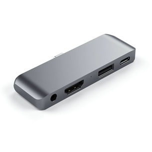 Satechi Type-C Mobile Pro Hub, gray - USB Hub ST-MPHSDM