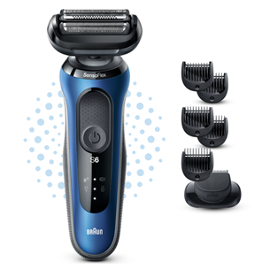 Braun Series 6 AutoSense Wet & Dry, black/blue - Shaver