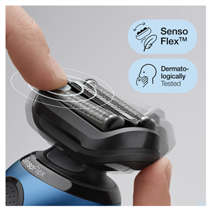 Braun Series 6 AutoSense Wet & Dry, black/blue - Shaver