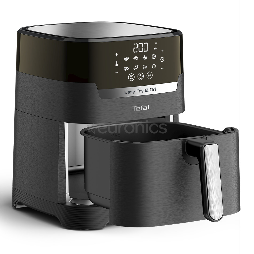 Tefal Easy Fry & Grill, 1400 W, melna - Karstā gaisa friteris