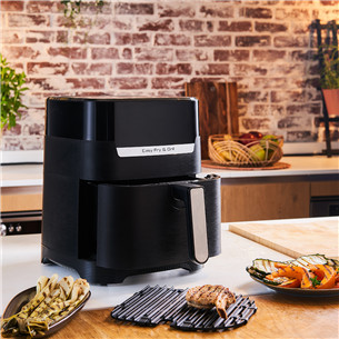 Tefal Easy Fry & Grill, 1400 W, melna - Karstā gaisa friteris