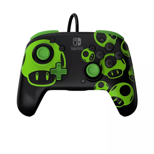 PDP Nintendo Switch 1Up Glow in the Dark REMATCH Controller - Kontrolieris