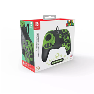 PDP, Nintendo Switch, 1Up Glow in the Dark REMATCH Controller - Пульт