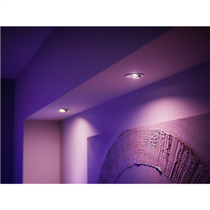 Philips Hue White and Color Ambiance, GU10, 2 gab., balta - Viedā spuldze