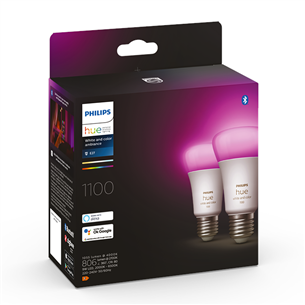 Philips Hue White and Color Ambiance, E27, 2 pcs, color - Smart Lights