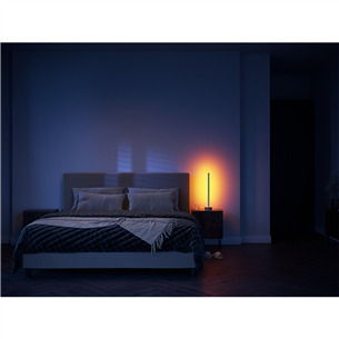 Philips Hue Signe, White and Color Ambiance, EU/UK, white/oak - LED Table Lamp