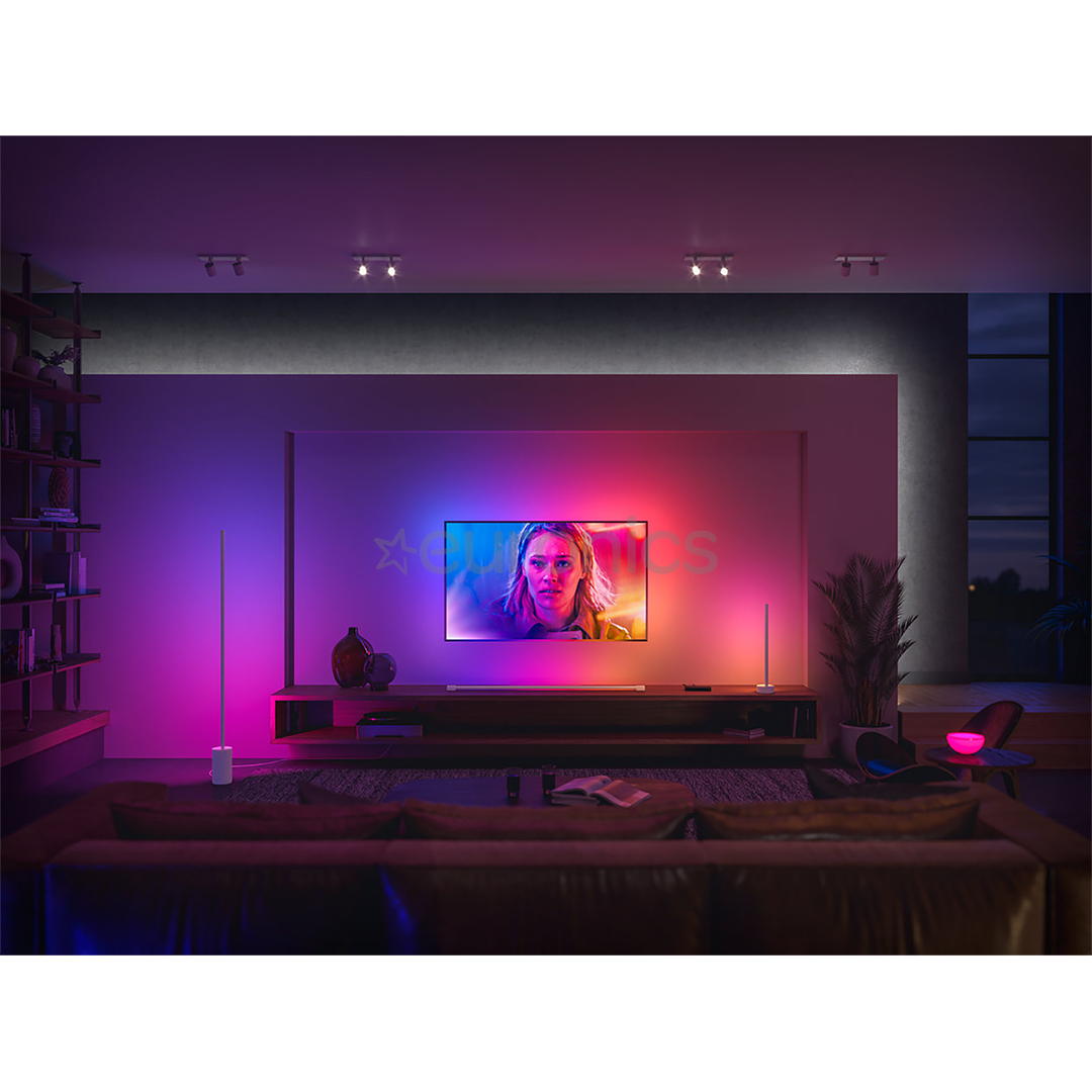 Philips Hue Signe, White and Color Ambiance, balta - Viedā LED lampa