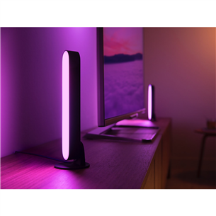 Philips Hue Play Light Bar, White and Color Ambiance, melna - Viedā LED lampa