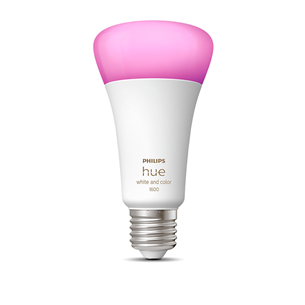 Philips Hue White and Color 1600, E27, balta - Viedā spuldze 929002471601