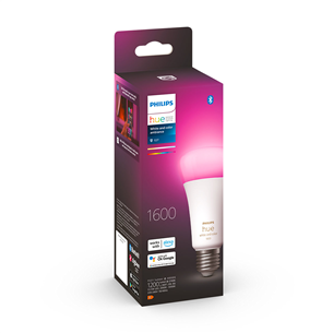 Philips Hue White and Color 1600, E27, balta - Viedā spuldze