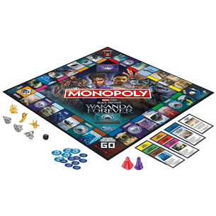 Hasbro Monopoly: Black Panther Wakanda Forever - Galda spēle