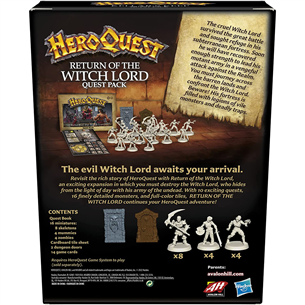 Avalon Hill HeroQuest: Return of the Witch Lord - Galda spēles papildinājums