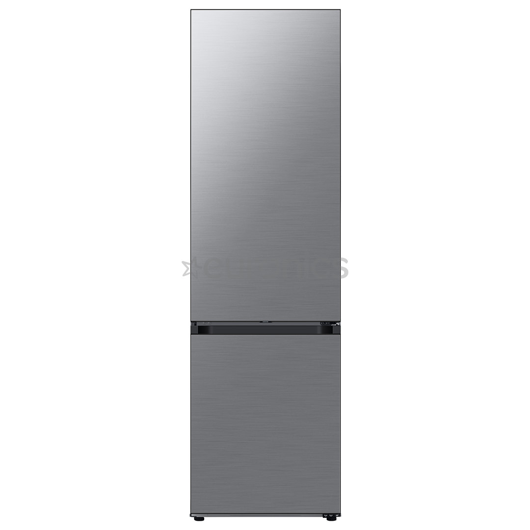 Samsung BeSpoke, augstums 203 cm, 387 L, sudraba - Ledusskapis