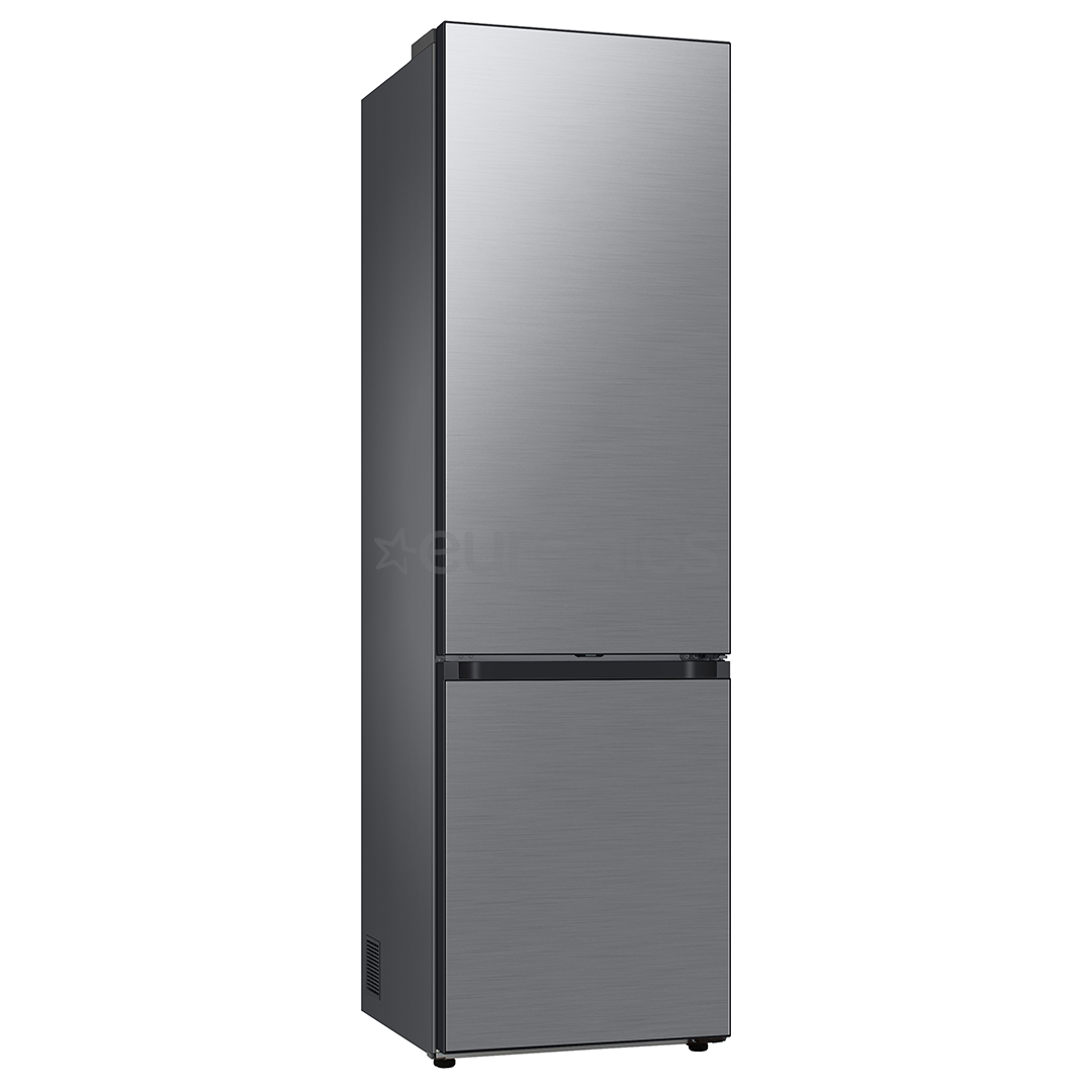 Samsung BeSpoke, augstums 203 cm, 387 L, sudraba - Ledusskapis