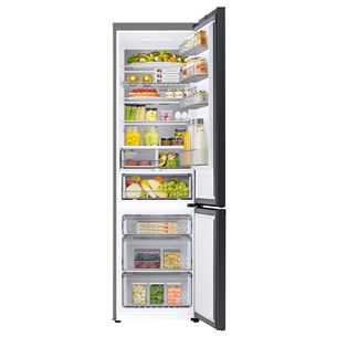 Samsung BeSpoke, 390 L, height 203 cm, white - Refrigerator