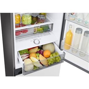 Samsung BeSpoke, 390 L, height 203 cm, white - Refrigerator