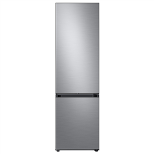 Samsung BeSpoke, 387 л, высота 203 см, нерж. сталь - Холодильник