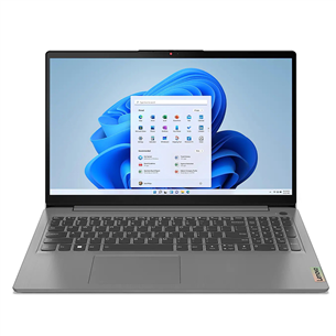 Lenovo IdeaPad 3, 15.6'', i3, 8 GB, 256 GB, W11H, pelēka - Portatīvais dators 82RK008QLT