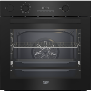 Beko, Beyond, pyrolytic cleaning, 72 L, black - Built-in Oven BBIS17300BPSE