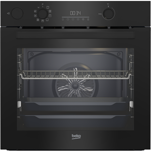 Beko, Beyond, pyrolytic cleaning, 72 L, black - Built-in Oven