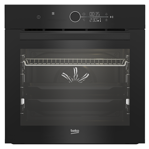 Beko, Beyond, pyrolytic cleaning, 72 L, black - Built-in Oven