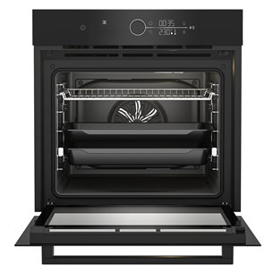 Beko, Beyond, pyrolytic cleaning, 72 L, black - Built-in Oven